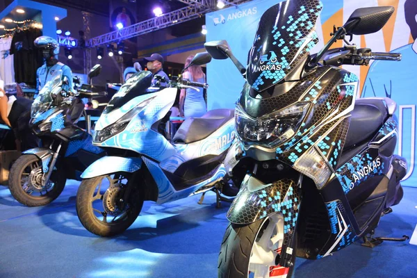 Pasay Apr Honda Motorfiets Makina Moto Show April 2023 Pasay — Stockfoto
