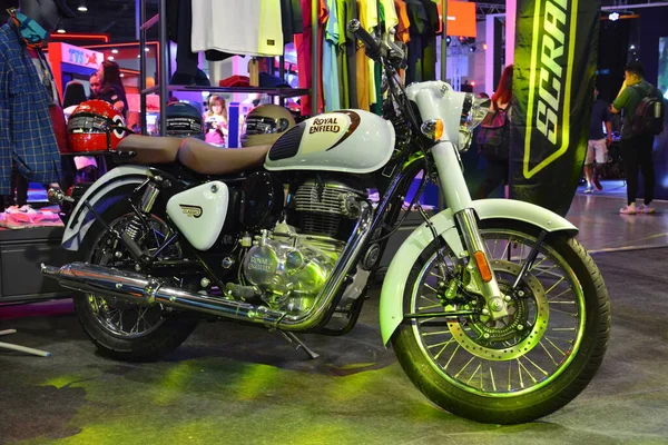 Pasay Apr Royal Enfield Klassiker 350 Motorcykel Makina Moto Show — Stockfoto