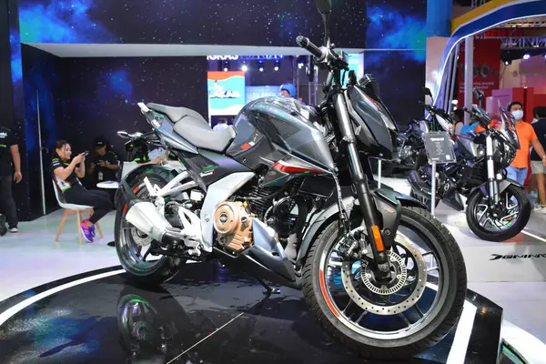 Pasay Apr Kawasaki N250 Motorfiets Makina Moto Show April 2023 — Stockfoto