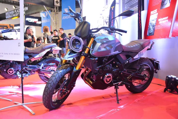 Pasay Apr Moto Morini Seiemmezzo Makina Moto Show April 2023 — Stockfoto