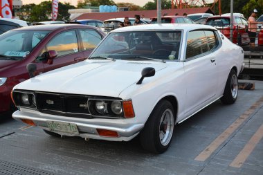 QUEZON CITY, PH - 7 Mayıs - Datsun sss 180b Doğu Yakası toplu araba buluşması 7 Mayıs 2023 tarihinde Quezon City, Filipinler. Doğu Yakası Kolektifi, Filipinler 'de düzenlenen bir araba buluşması..
