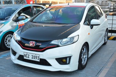 QUEZON CITY, PH - 7 Mayıs - Honda 7 Mayıs 2023 tarihinde Quezon City, Filipinler 'de bir araya geldi. Doğu Yakası Kolektifi, Filipinler 'de düzenlenen bir araba buluşması..