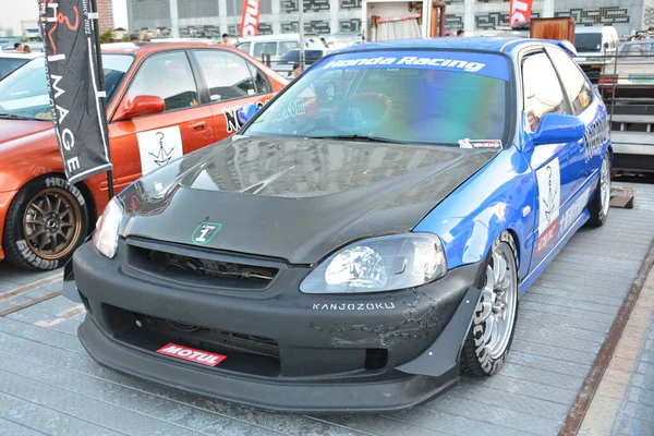 Quezon City Maj Honda Civic Östra Sidan Kollektiv Bil Träffas — Stockfoto