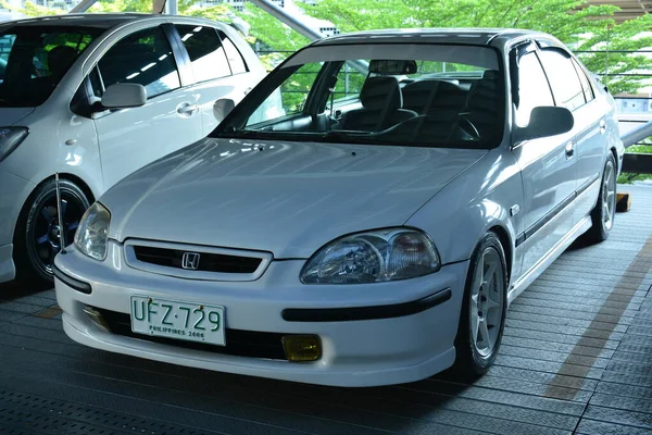 Quezon City Mai Honda Civic Der Ostseite Kollektive Auto Treffen — Stockfoto