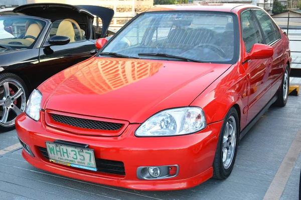 Quezon City Maj Honda Obywatelski Wschodniej Stronie Zbiorowy Samochód Spotykają — Zdjęcie stockowe