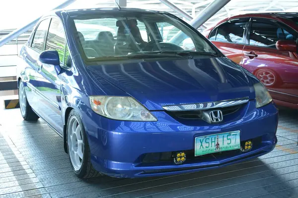 Quezon City Mei Honda Stad Aan Oostkant Collectieve Auto Ontmoeten — Stockfoto