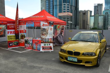 PASIG, PH - APR 30 - 30 Nisan 2023 tarihinde Pasig, Filipinler 'de güçlü kedi kulübesi. Power Cat, Filipinler 'de üretilen bir kedi maması ürünüdür..