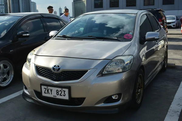 stock image PASIG, PH - APR 30 - Toyota vios at tastefully built on April 30, 2023 in Pasig, Philippines. Tastefully built is a car meet group in Philippines.