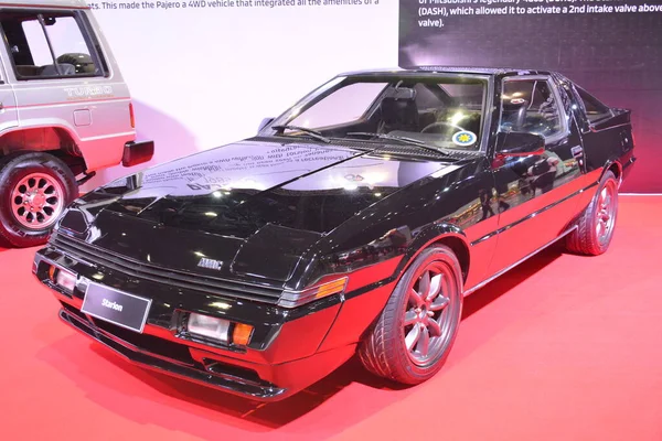 Pasay, PH - 12 AUG Mitsubishi Motor 'da Mitsubishi starion 12 Ağustos 2023' te Pasay, Filipinler 'de 60. yıldönümü. Mitsubishi Tokyo, Japonya 'da bir Japon otomobil üreticisi..