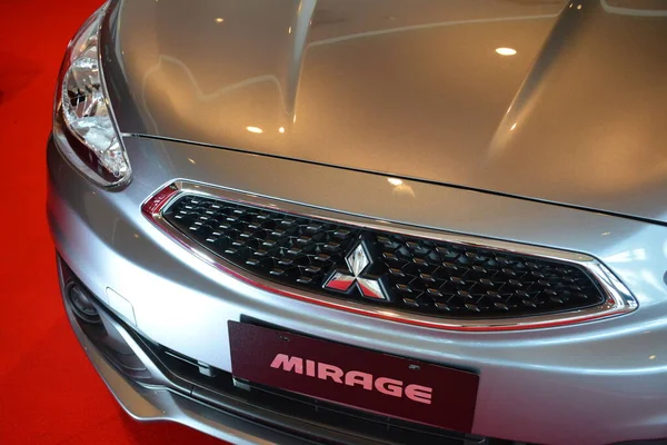 Pasay Aug Mitsubishi Mirage Pada Ulang Tahun Mitsubishi Motors Pada Stok Foto Bebas Royalti