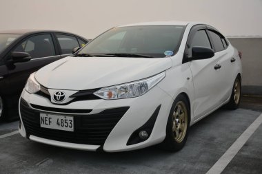 PARANAQUE, PH - SEPT 9 - Toyota vios 9 Eylül 2023 tarihinde Paranaque, Filipinler 'de kültür arabaları buluştu. Kültür, Filipinler 'de düzenlenen bir araba yarışması..