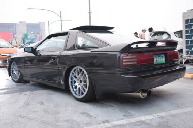 PARANAQUE, PH - SEPT 9 - Toyota supra 9 Eylül 2023 tarihinde Paranaque, Filipinler 'de bir araya geldi. Kültür, Filipinler 'de düzenlenen bir araba yarışması..