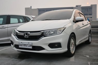 PARANAQUE, PH - SEPT 9 - Honda City 9 Eylül 2023 tarihinde Paranaque, Filipinler 'de buluşuyor. Kültür, Filipinler 'de düzenlenen bir araba yarışması..