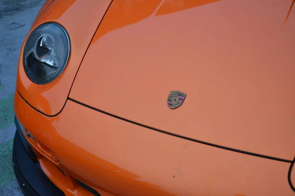 Paranaque Sept Porsche 911 Turbo Bij Het Terugspoelen Van Cultuurauto — Stockfoto
