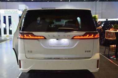 PAsay, PH-OCT 21 - Voyah mini minibüsü 21 Ekim 2023 tarihinde Pasay, Filipinler 'de yapılan elektrikli araç zirvesinde. Phil elektrikli araç zirvesi, Filipinler 'de her yıl düzenlenen bir otomobil fuarıdır..