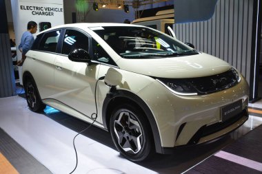 PAsay, PH-OCT 21 - 21 Ekim 2023 'te Filipinler' de Phil elektrikli araç zirvesinde Byd yunusu görüldü. Phil elektrikli araç zirvesi, Filipinler 'de her yıl düzenlenen bir otomobil fuarıdır..