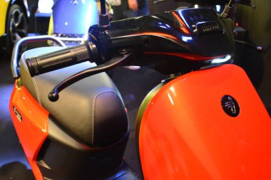 Pasay, PH-OCT 21-Segway n100, 21 Ekim 2023 'te Filipinler, Pasay' da yapılan elektrikli araç zirvesinde. Phil elektrikli araç zirvesi, Filipinler 'de her yıl düzenlenen bir otomobil fuarıdır..