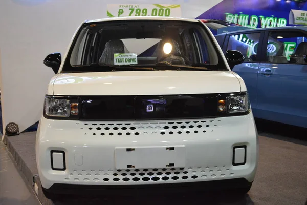 stock image PASAY, PH - OCT 21  - Moretti conserva at Phil electric vehicle summit on October 21, 2023 in Pasay, Philippines. Phil electric vehicle summit is a car show event held annually in Philippines.