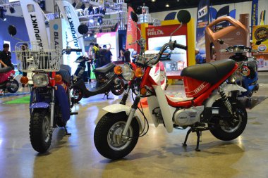 Pasay, PH - SEPT 16 - Yamaha 16 Eylül 2023 'te Pasay, Filipinler' de performans ve yaşam tarzı fuarı düzenledi. Performans ve yaşam tarzı fuarı, Filipinler 'de düzenlenen yıllık ulaşım etkinliğidir..