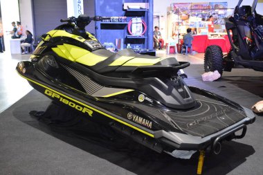 Pasay, PH - SEPT 16 - Yamaha gp1800r 16 Eylül 2023 tarihinde Pasay, Filipinler 'de sergilendi. Performans ve yaşam tarzı fuarı, Filipinler 'de düzenlenen yıllık ulaşım etkinliğidir..