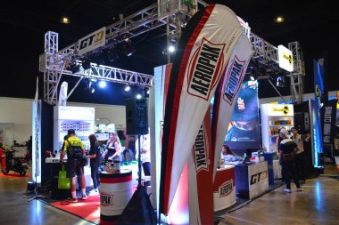 PAsay, PH - SEPT 16 - 16 Eylül 2023 tarihinde Pasay, Filipinler 'de uçak standı performansı ve yaşam tarzı fuarı. Performans ve yaşam tarzı fuarı, Filipinler 'de düzenlenen yıllık ulaşım etkinliğidir..