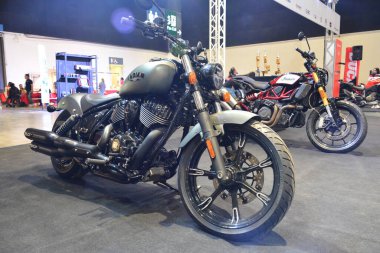 Pasay, PH - SEPT 16 - 16 Eylül 2023 tarihinde Pasay, Filipinler 'de düzenlenen performans ve yaşam tarzı fuarında Hintli şef. Performans ve yaşam tarzı fuarı, Filipinler 'de düzenlenen yıllık ulaşım etkinliğidir..