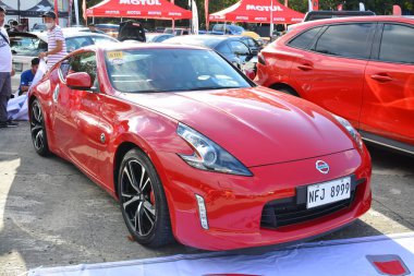 Pasay, PH-2 - Nissan Fairlady z at Bumper to Bumper 19 Aralık 2023, Pasay, Filipinler. Bumper to Bumper, Filipinler 'de düzenlenen bir otomobil fuarıdır..