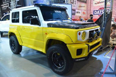 Pasay, PH-18 - Suzuki jimny Manila Auto Salon 'da 18 Kasım 2023, Pasay, Filipinler. Manila Auto Salon, Filipinler 'de düzenlenen bir pazar sonrası araba etkinliğidir..