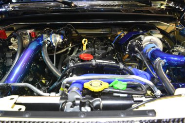 Pasay, PH - NOV 18 - Suzuki jimny motor Manila Oto Salon 'da 18 Kasım 2023 Pasay, Filipinler. Manila Auto Salon, Filipinler 'de düzenlenen bir pazar sonrası araba etkinliğidir..