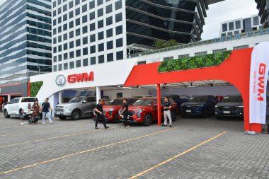 Pasay, PH-18 - 18 Kasım 2023 tarihinde Pasay, Filipinler 'de Oto odaklı test sürüşünde Gwm kabini ön cephesi. Odak noktası, Filipinler 'de düzenlenen bir araba test sürüşü etkinliğidir..