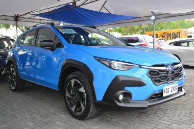 Pasay, PH-18 - 18 Kasım 2023 tarihinde Pasay, Filipinler 'de Auto Focus test sürüşünde Subaru kavşağı. Odak noktası, Filipinler 'de düzenlenen bir araba test sürüşü etkinliğidir..
