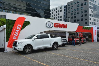 Pasay, PH-18 - 18 Kasım 2023 tarihinde Pasay, Filipinler 'de Oto odaklı test sürüşünde Gwm kabini ön cephesi. Odak noktası, Filipinler 'de düzenlenen bir araba test sürüşü etkinliğidir..