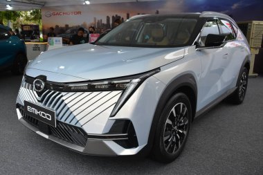 Pasay, PH-18 - Gac emkoo Auto focus test sürüşünde 18 Kasım 2023 tarihinde Pasay, Filipinler 'de. Odak noktası, Filipinler 'de düzenlenen bir araba test sürüşü etkinliğidir..