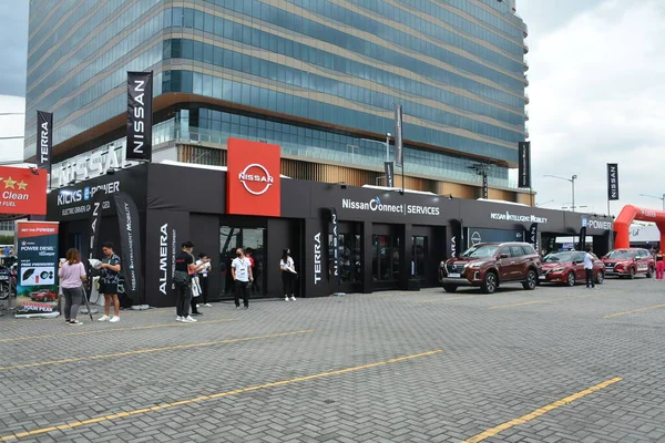 18 Kasım 2023 tarihinde Pasay, Filipinler 'de Oto Odak Test Sürüşü' nde Nissan kabini ön cephesi. Odak noktası, Filipinler 'de düzenlenen bir araba test sürüşü etkinliğidir..