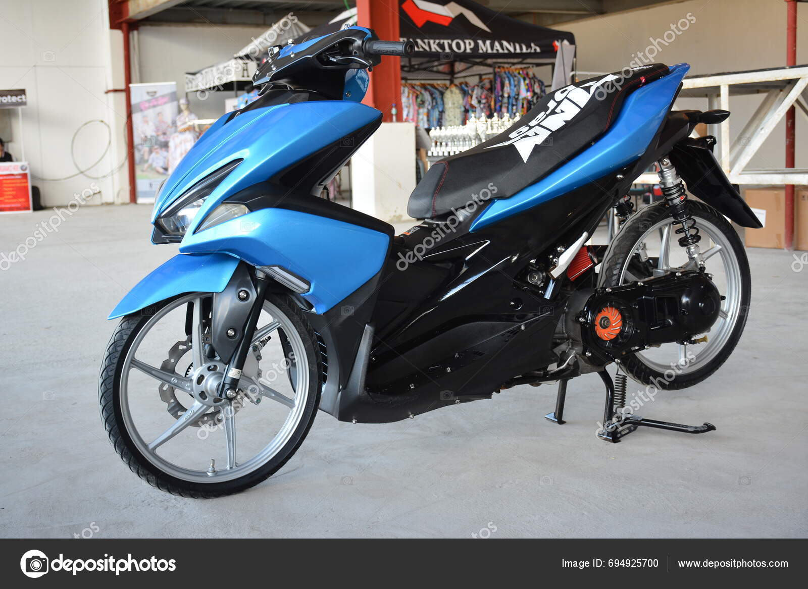 Cainta Dec Yamaha Mio Aerox Vip Car Show December 2023 Stock