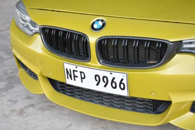 CAINTA, PH - 30 DEC - Bmw f80 m3 30 Aralık 2023 tarihinde Cainta, Filipinler 'de VIP araba fuarında. VIP, Filipinler 'de düzenlenen bir otomobil fuarıdır..