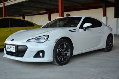 CAINTA, PH - 30 DEC - Subaru brz 30 Aralık 2023 tarihinde Cainta, Filipinler 'de VIP araba fuarında. VIP, Filipinler 'de düzenlenen bir otomobil fuarıdır..