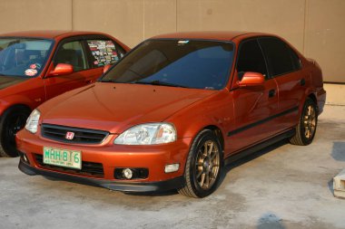 PARANAQUE, PH - 15 Haziran - Vtec gecesinde Honda civic 15 Haziran 2024, Paranaque, Filipinler. Vtec gecesi Filipinler 'de düzenlenen bir araba buluşması..