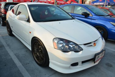 PARANAQUE, PH - 15 Haziran - Vtec gecesinde Honda integra 15 Haziran 2024, Paranaque, Filipinler. Vtec gecesi Filipinler 'de düzenlenen bir araba buluşması..