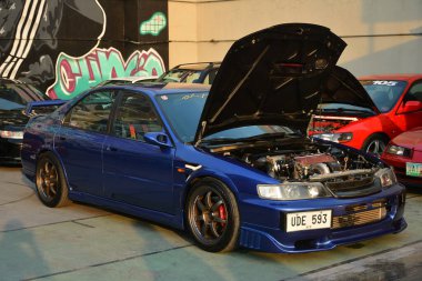 PARANAQUE, PH - 15 Haziran - Vtec gecesinde Honda Antlaşması 15 Haziran 2024, Paranaque, Filipinler. Vtec gecesi Filipinler 'de düzenlenen bir araba buluşması..