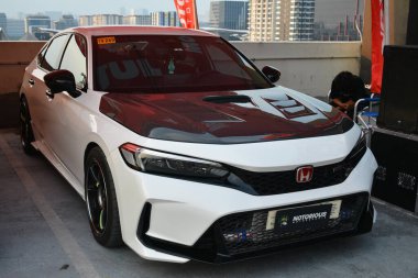 PARANAQUE, PH - 15 Haziran - Vtec gecesinde Honda civic 15 Haziran 2024, Paranaque, Filipinler. Vtec gecesi Filipinler 'de düzenlenen bir araba buluşması..