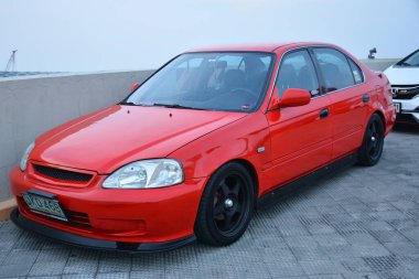 PARANAQUE, PH - 15 Haziran - Vtec gecesinde Honda civic 15 Haziran 2024, Paranaque, Filipinler. Vtec gecesi Filipinler 'de düzenlenen bir araba buluşması..