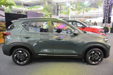 PARANAQUE, PH - 9 Haziran - Kia Sonet 'in 9 Haziran 2024' te Paranaque, Filipinler 'de başlattığı Kia sonet gösterisi. Kia, Güney Kore merkezli bir araba üreticisi.. 