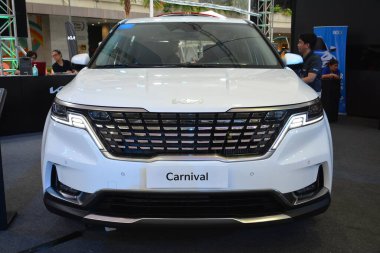 PARANAQUE, PH - 9 Haziran - Kia Sonet 'te Kia karnavalı 9 Haziran 2024' te Paranaque, Filipinler 'de başlayacak. Kia, Güney Kore merkezli bir araba üreticisi.. 