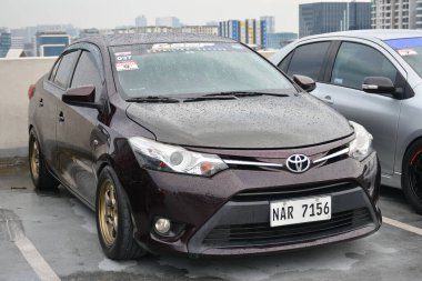 PARANAQUE, PH - 9 Haziran - Toyota vios in Juice mid year meet on 9 Haziran 2024, Paranaque, Filipinler. Meyve suyu, Filipinler 'de düzenlenen bir otomobil yarışması..