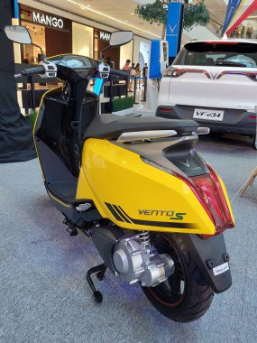 Pasay, PH - 1 Haziran - Vinfast vento s scooter 1 Haziran 2024 tarihinde Pasay, Filipinler 'de Vinfast otomobil lansmanında. Vinfast, Vietnam merkezli bir elektrikli araç üreticisi..