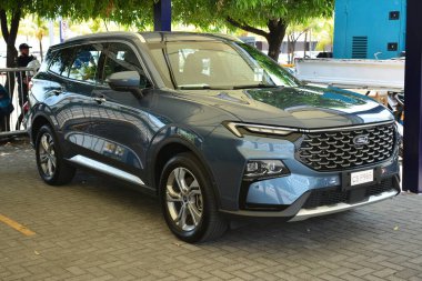 Pasay, PH - 11 Mayıs - Ford bölgesi 11 Mayıs 2024 tarihinde Pasay, Filipinler 'de Autofest test sürüşünde. Autofest, Filipinler 'de her yıl düzenlenen bir test sürüşü otomobil etkinliğidir..