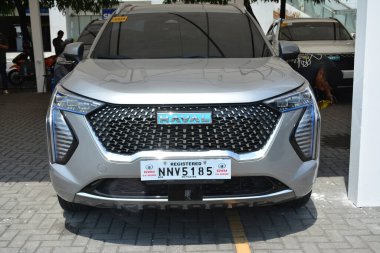 Pasay, PH - 11 Mayıs - Gwm Jolion 11 Mayıs 2024 tarihinde Pasay, Filipinler 'de Autofest test sürüşünde. Autofest, Filipinler 'de her yıl düzenlenen bir test sürüşü otomobil etkinliğidir..