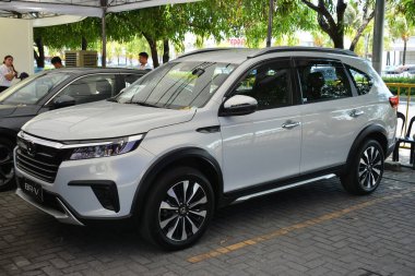 Pasay, PH - 11 Mayıs - Honda Brv 11 Mayıs 2024 tarihinde Pasay, Filipinler 'de Autofest test sürüşünde. Autofest, Filipinler 'de her yıl düzenlenen bir test sürüşü otomobil etkinliğidir..