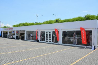 Pasay, PH - 11 Mayıs - 11 Mayıs 2024 tarihinde Pasay, Filipinler 'de Autofest test sürüşünde Gac standı. Autofest, Filipinler 'de her yıl düzenlenen bir test sürüşü otomobil etkinliğidir..